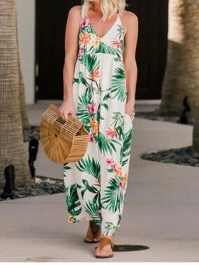 Gibson x Hi Sugarplum Maxi Dress Bird of Paradise NWT Small